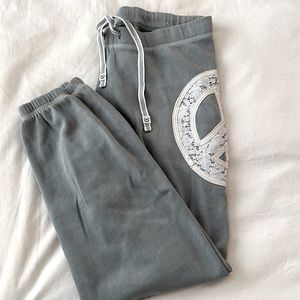 Victoria Secret Pink - Peace Sign Sweats